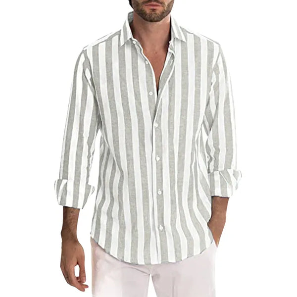 Chemise en lin homme – Chemise légère élégante et confortable