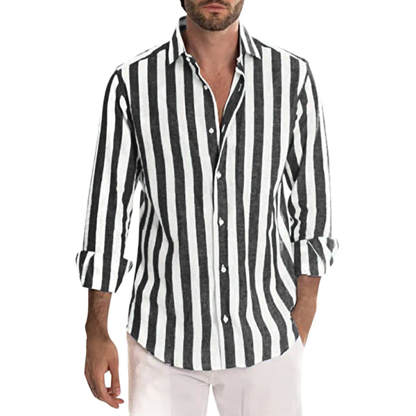 Chemise en lin homme – Chemise légère élégante et confortable