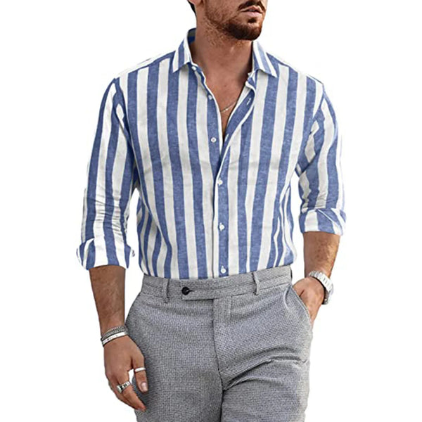 Chemise en lin homme – Chemise légère élégante et confortable