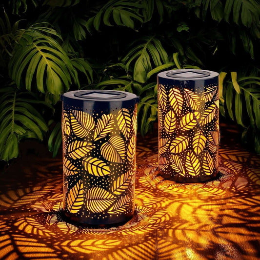 Lanternes LED décoratives – Éclairage intérieur et extérieur design feuilles