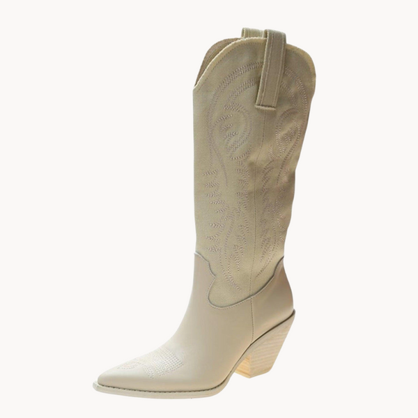 Bottes femme stylées – Bottes confortables en cuir pour automne