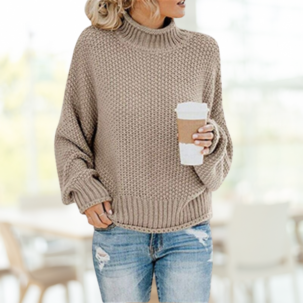 Pull en tricot femme – Pull élégant et confortable en maille pour toutes occasions