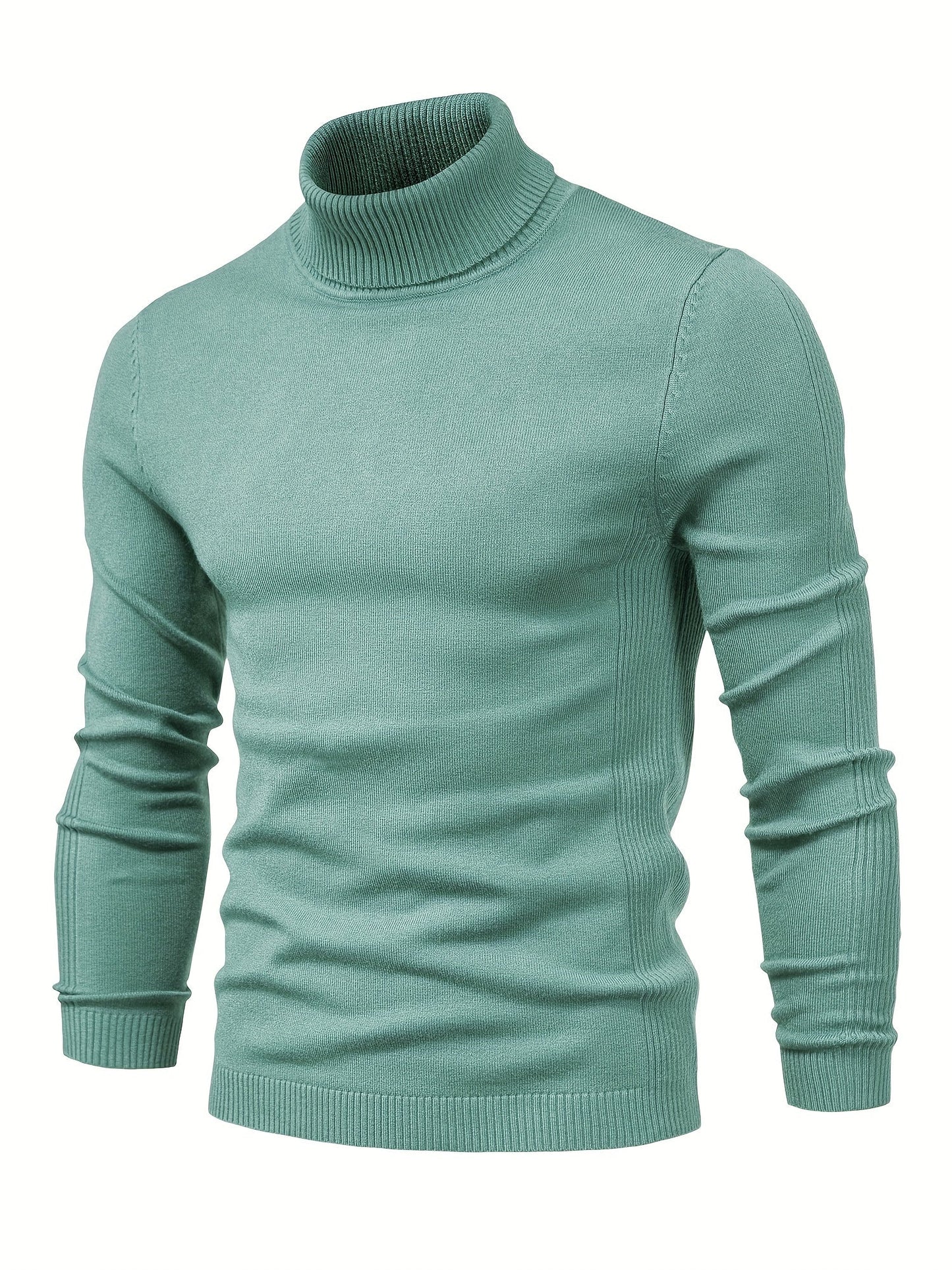 Pull col roulé homme – Pull élégant en laine mérinos pour l'hiver