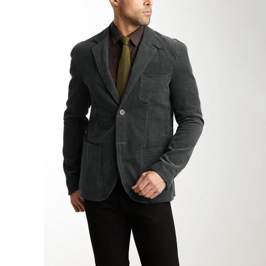 Veste en velours côtelé homme – Veste classique moderne élégante et confortable