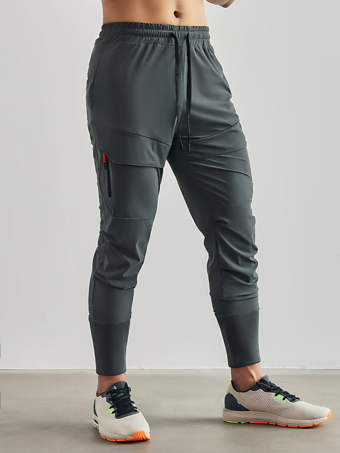 Pantalon cargo jogging homme – Pantalon sportif cool avec haute côte