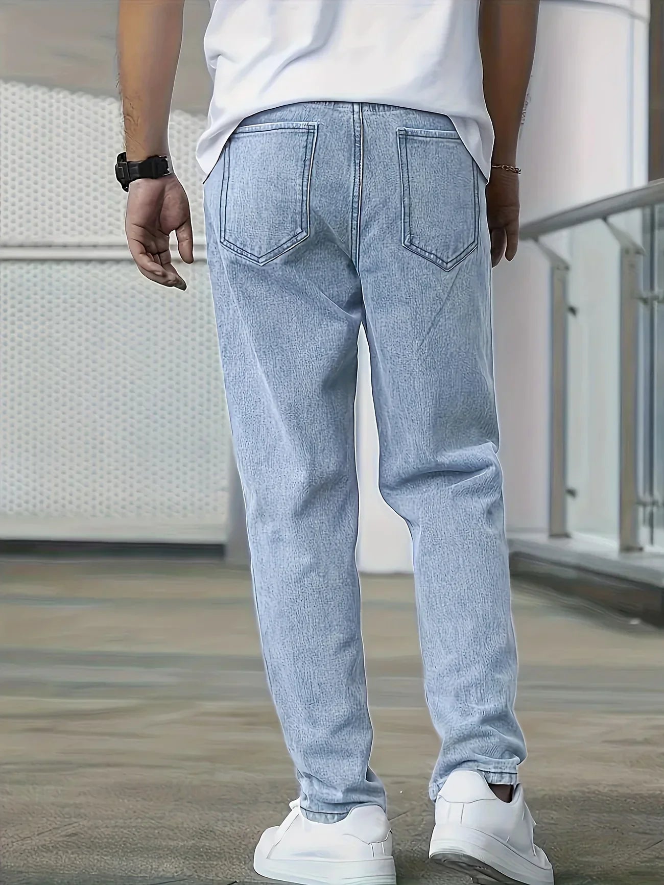 Jean homme haute qualité – Pantalon en denim confortable et stylé