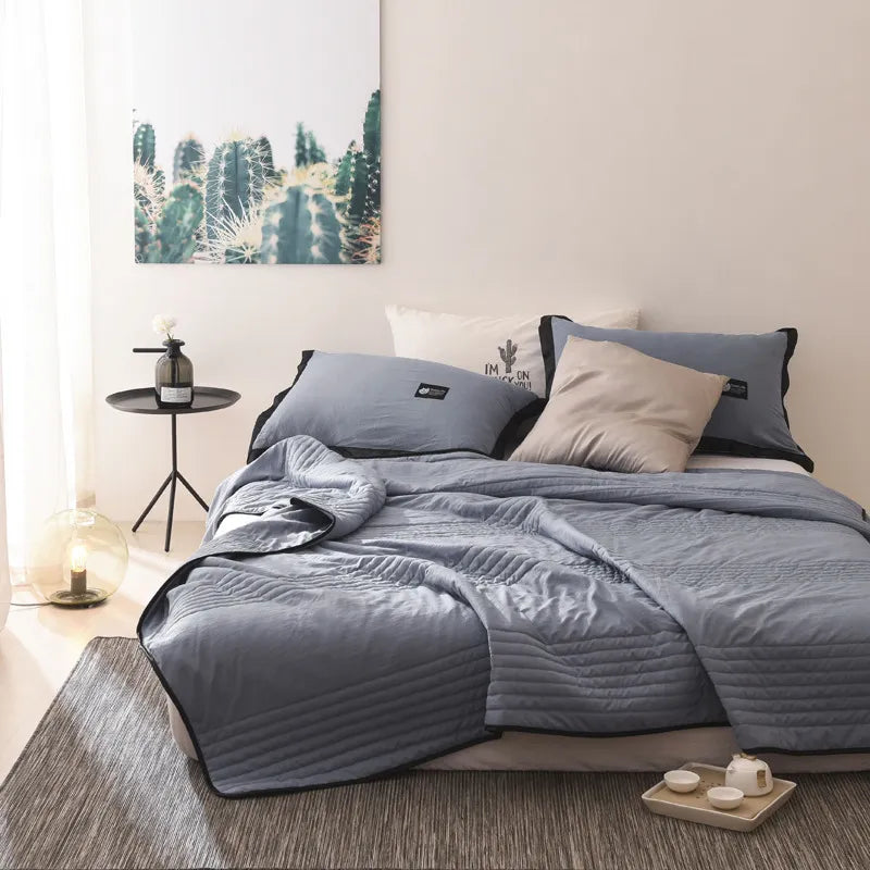 Housse de couette bambou – Housse douce et respirante pour confort toute saison