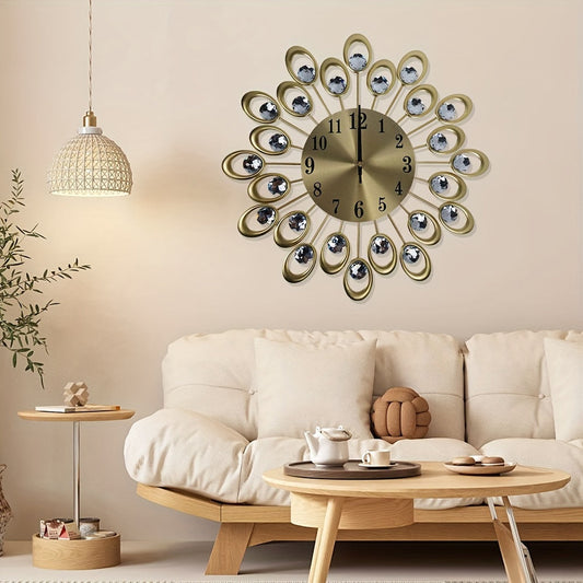 Horloge Murale Moderne en Métal – Décoration Élégante pour Salon et Bureau