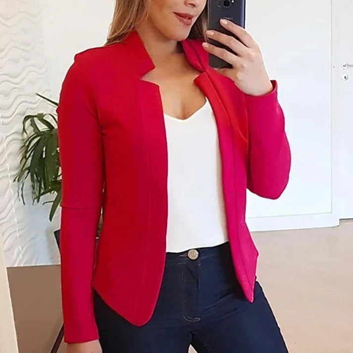 Blazer décontracté femme – Veste élégante en tissu léger pour look casual