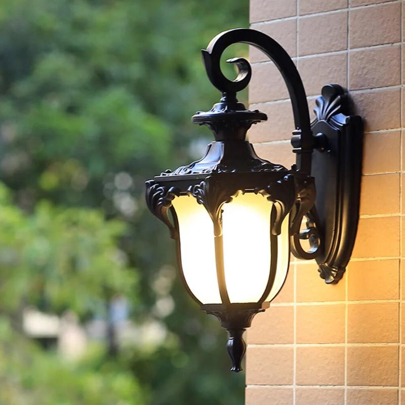 Lampe d'extérieur vintage – Éclairage rétro élégant pour patios et jardins