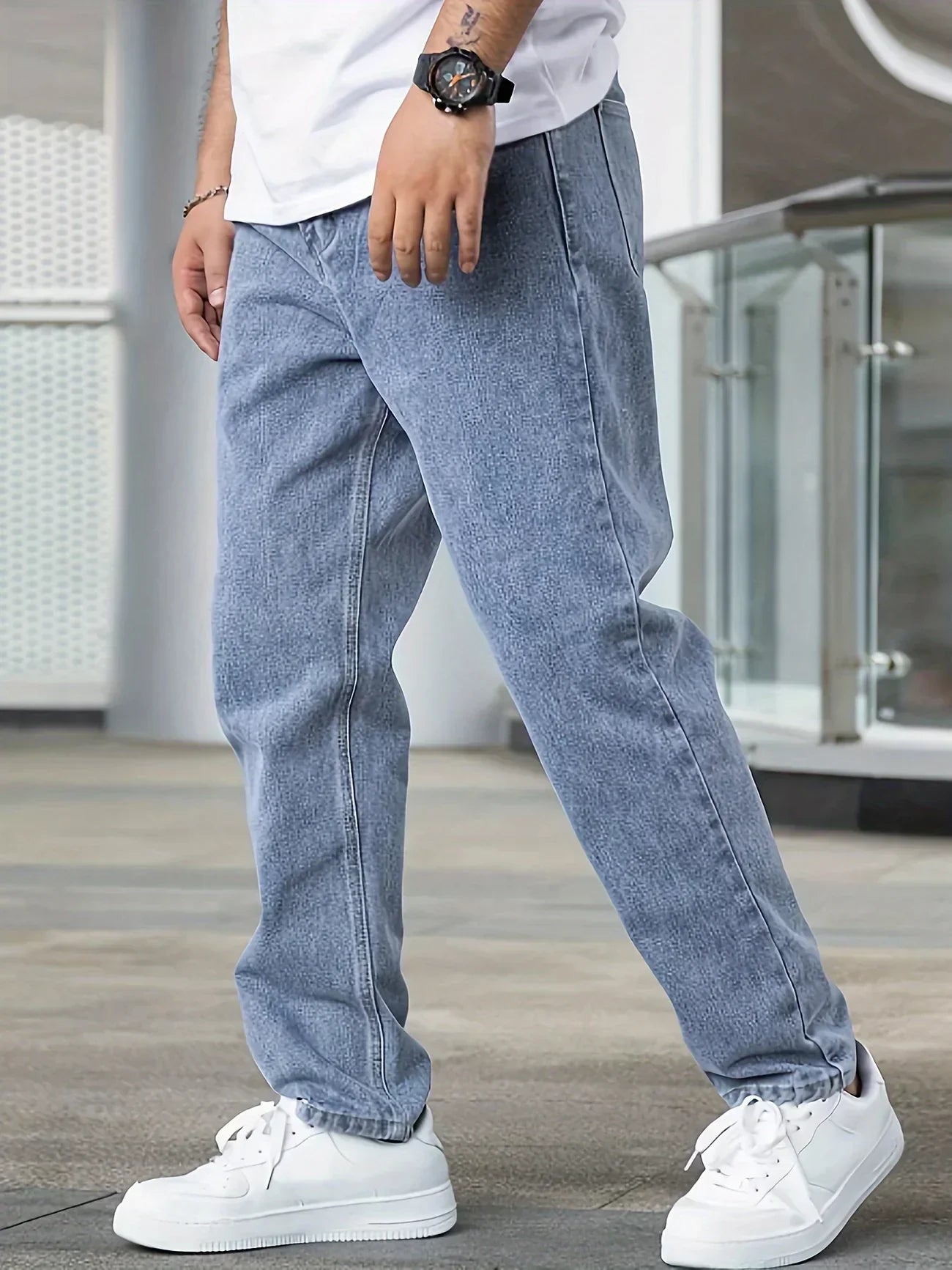 Jean homme haute qualité – Pantalon en denim confortable et stylé