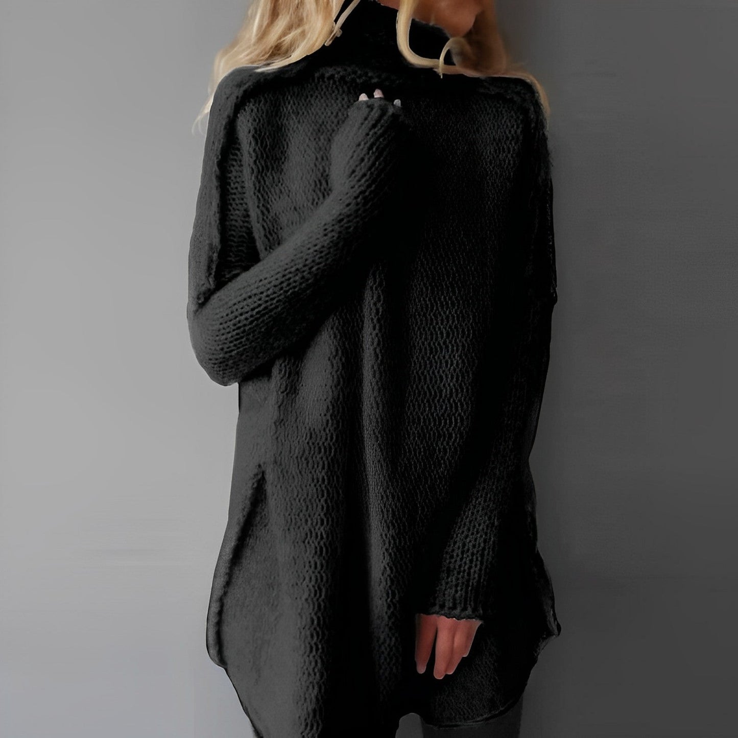 Pull long en tricot