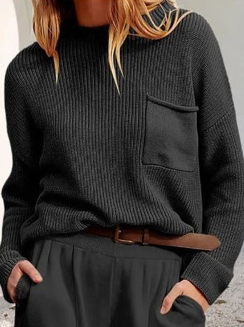 Pull d'hiver stylé femme – Pull chaud en laine avec design tendance