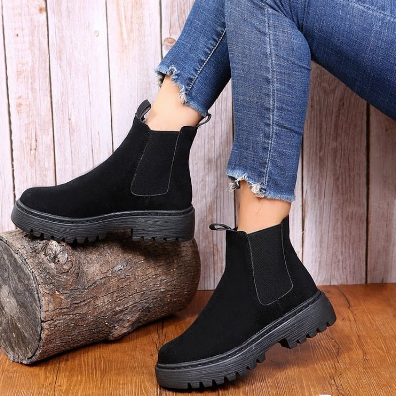 Bottes à plateau femme – Chaussures élégantes Think-Sole confortables