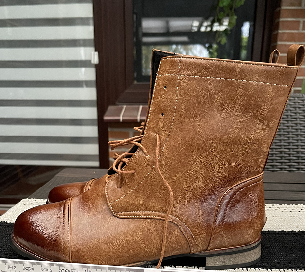 Bottes homme mi-hautes grises – Chaussures à bout rond confortables et stylées