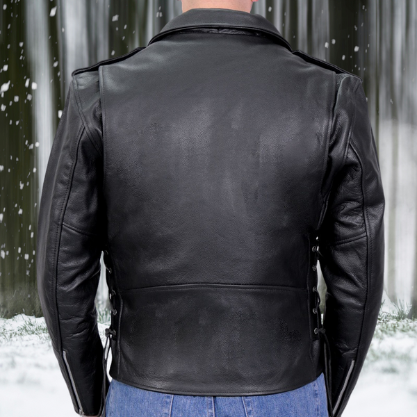 Blouson en cuir homme – Veste élégante et confortable en cuir véritable