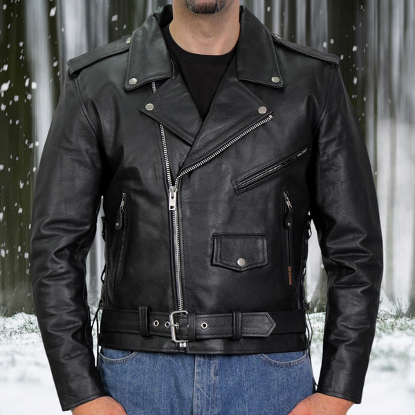 Blouson en cuir homme – Veste élégante et confortable en cuir véritable