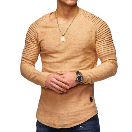 T-shirt manches longues homme – T-shirt confortable en coton pour casual