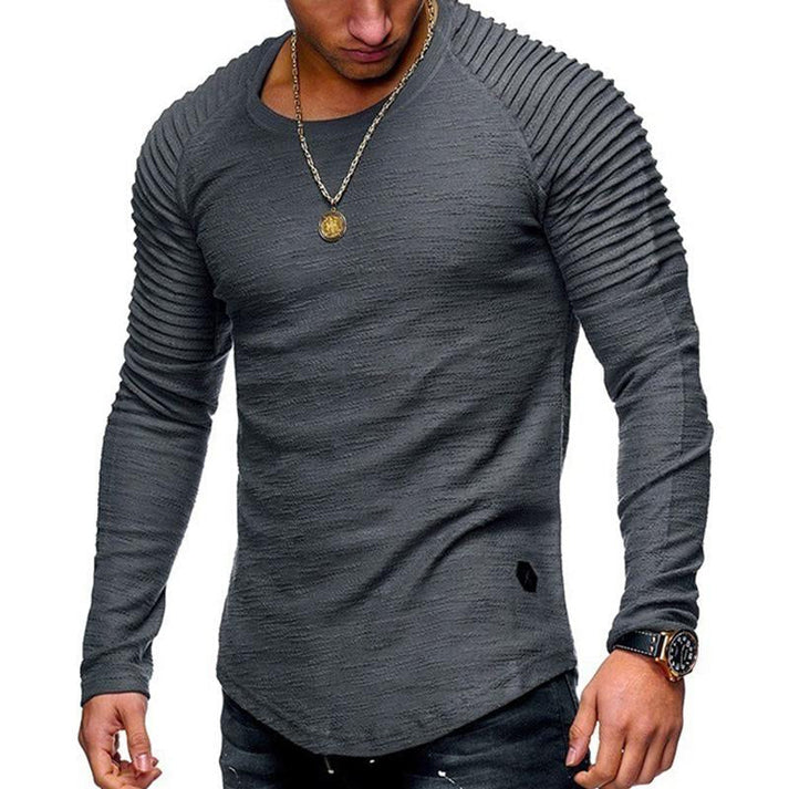 T-shirt manches longues homme – T-shirt confortable en coton pour casual