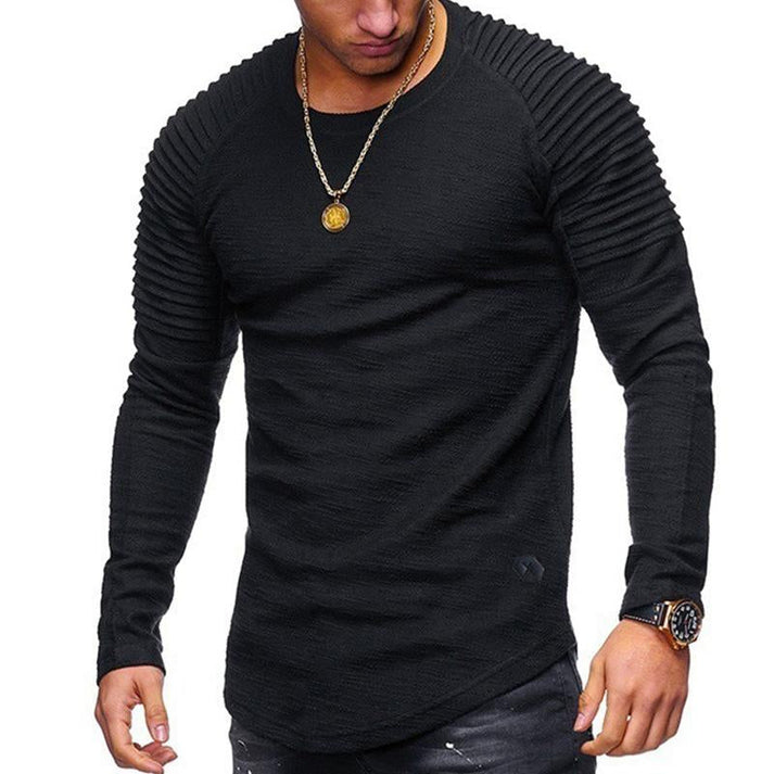 T-shirt manches longues homme – T-shirt confortable en coton pour casual