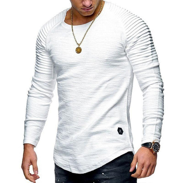 T-shirt manches longues homme – T-shirt confortable en coton pour casual