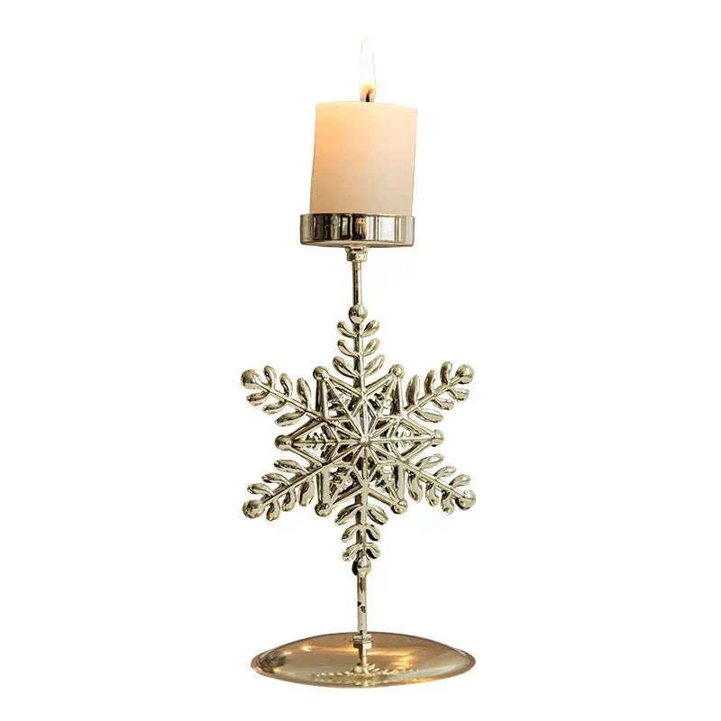 Support bougie chauffe-plat Noël – Décoration arbre étoile festive intérieure