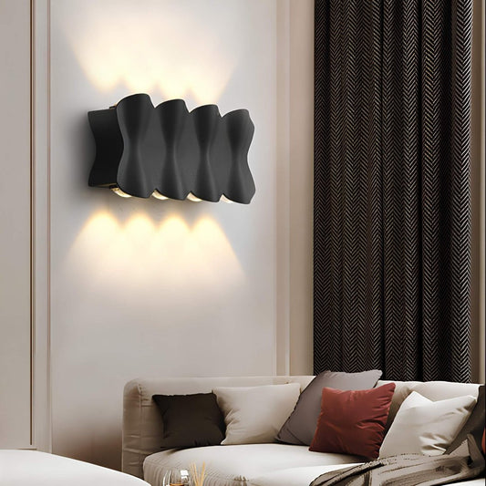 Applique Murale Extérieure LED – Lampe Aluminium Étanche Design Moderne pour Maison