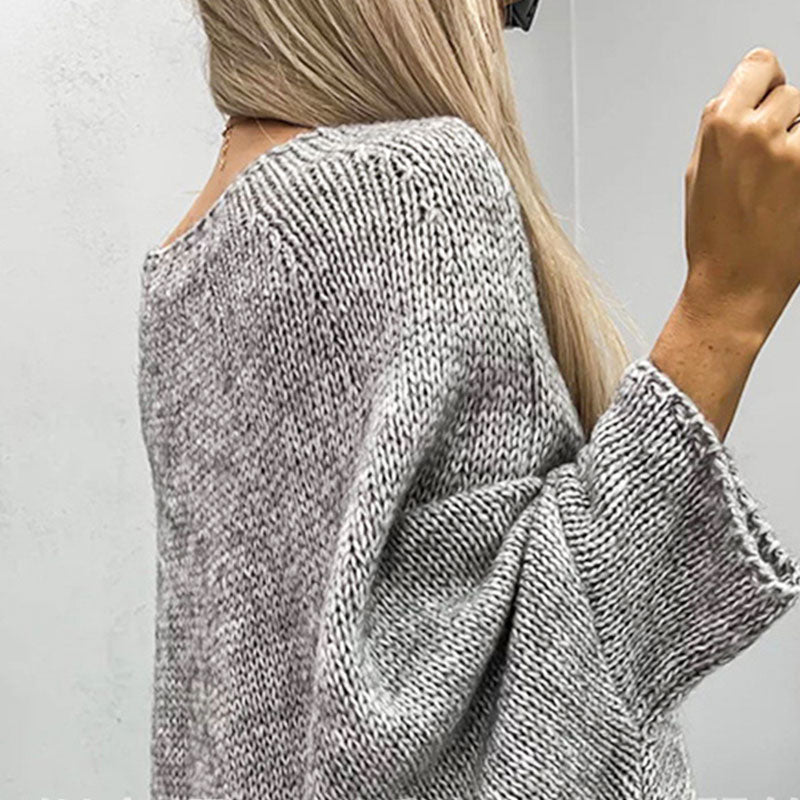 Pull en tricot élégant femme – Haut chic et confortable pour toutes occasions