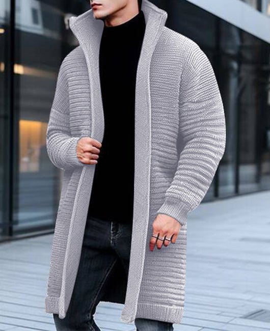 Cardigan long homme – Veste élégante en tricot pour toutes occasions